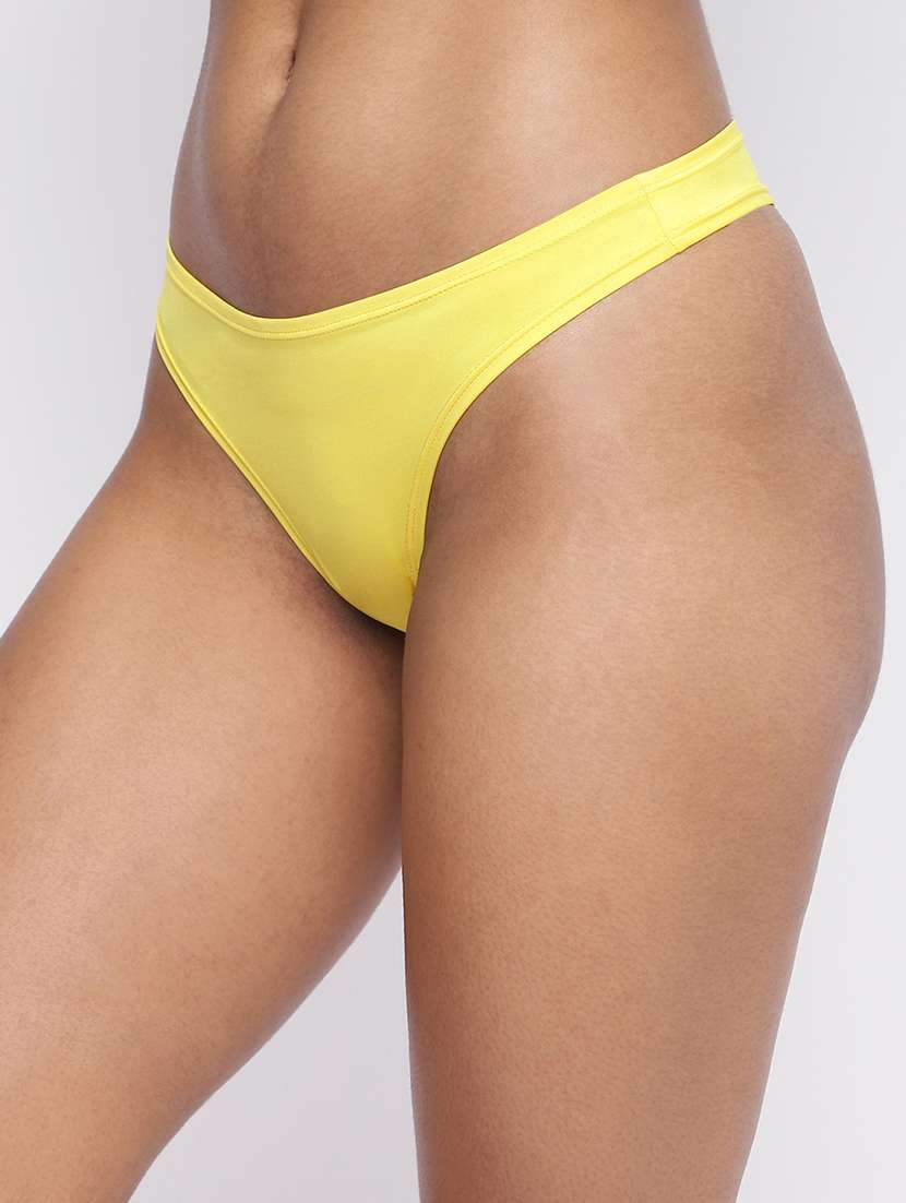 women pack of 2 solid low rise thongs - 22092124 -  Standard Image - 1