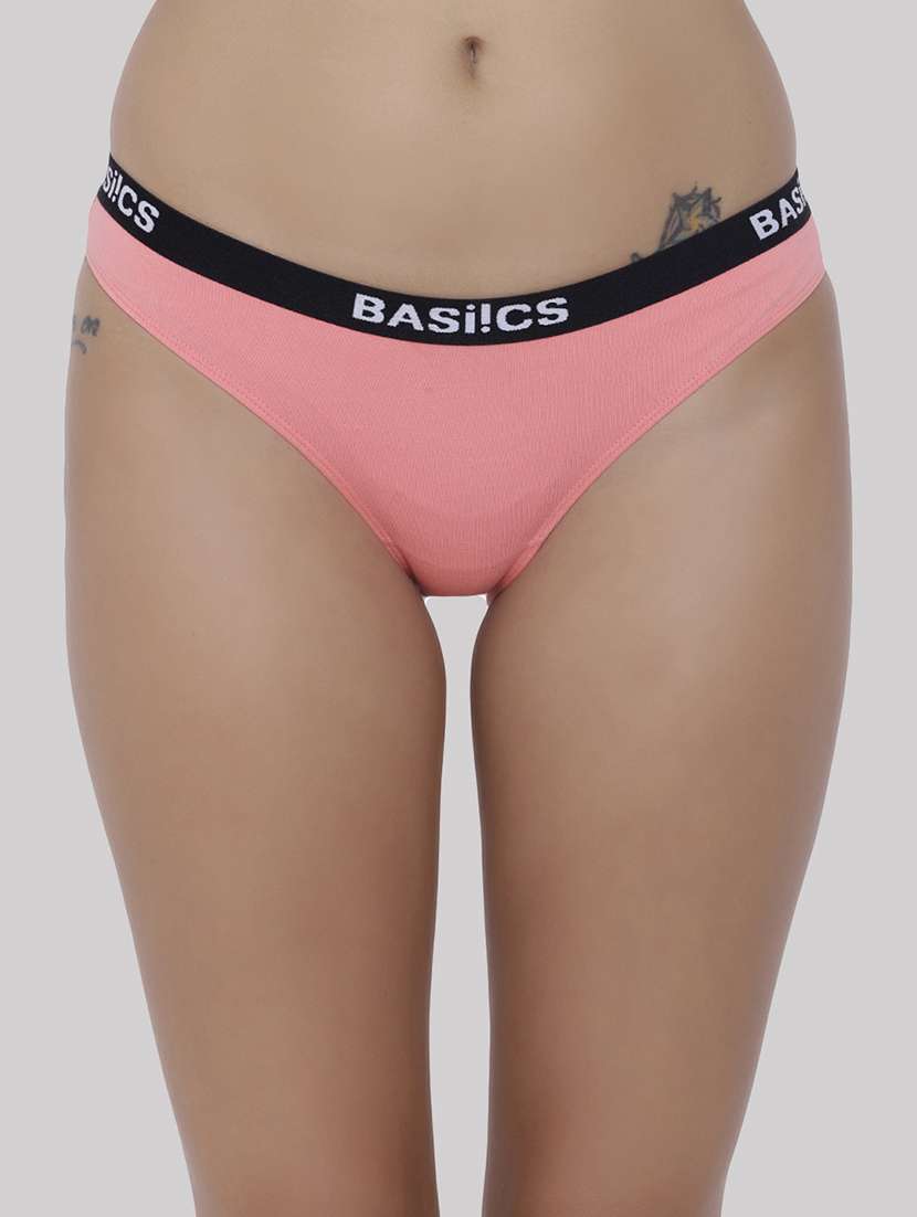 women pack of 3 solid low rise bikini panty - 22092138 -  Standard Image - 1