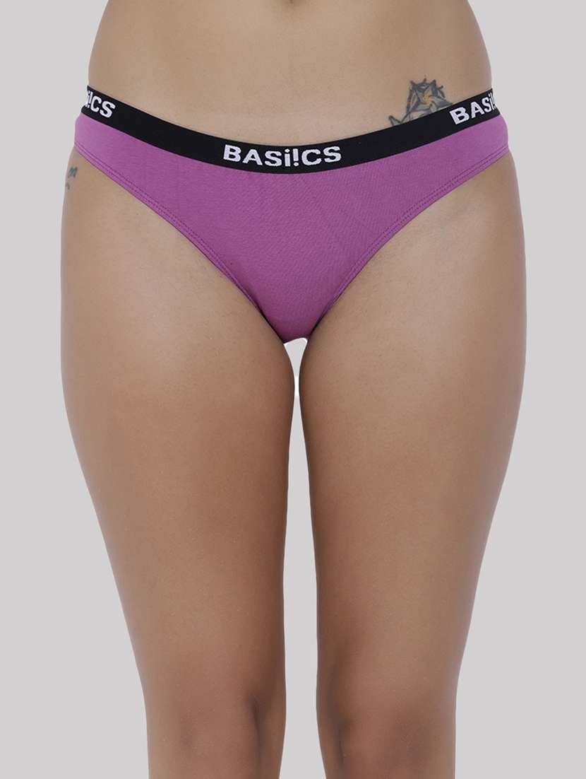 women pack of 3 solid low rise bikini panty - 22092139 -  Standard Image - 1