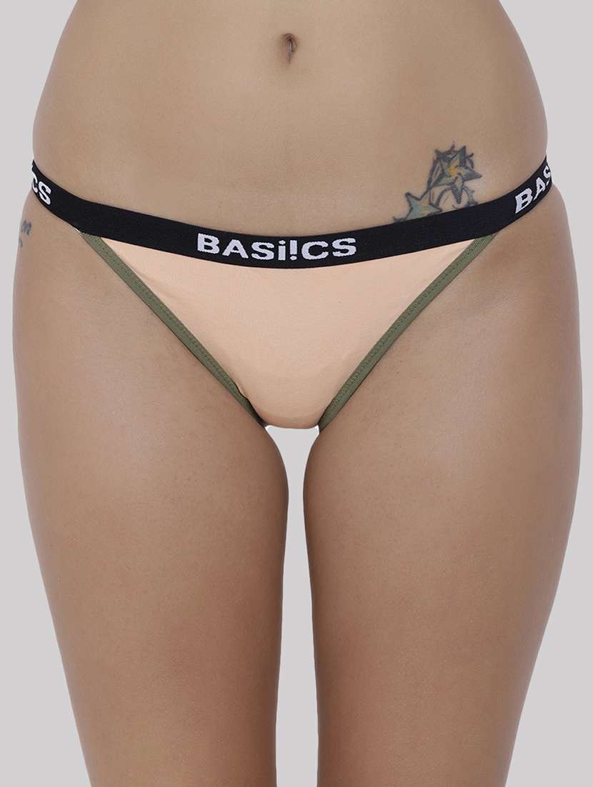 women pack of 6 solid low rise bikini panty - 22092148 - Standard Image - 1