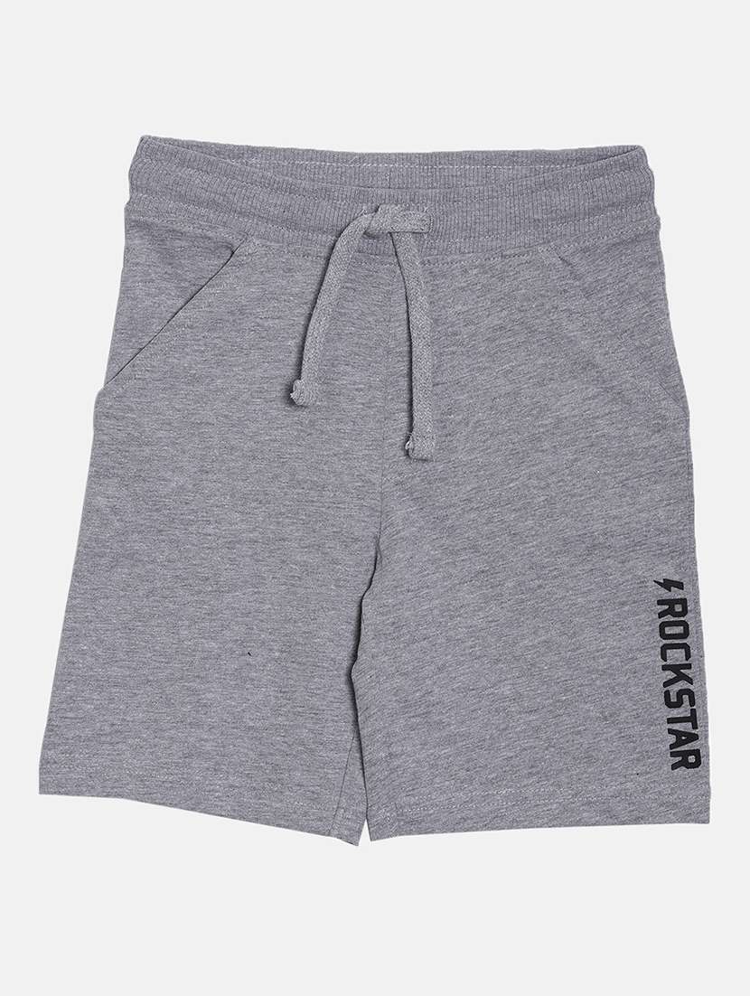 boys pack of 2 printed mid rise regular fit shorts - 22092220 - Standard Image - 1