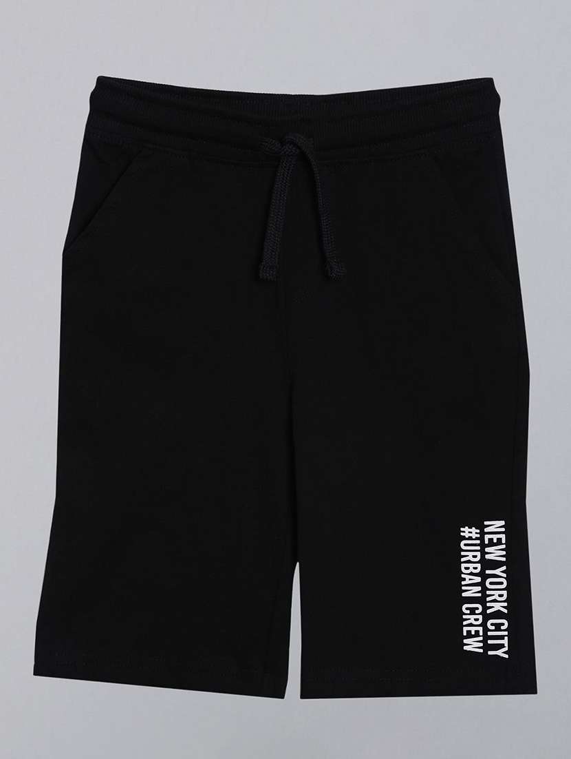 boys pack of 2 mid rise regular fit shorts - 22092222 - Standard Image - 1
