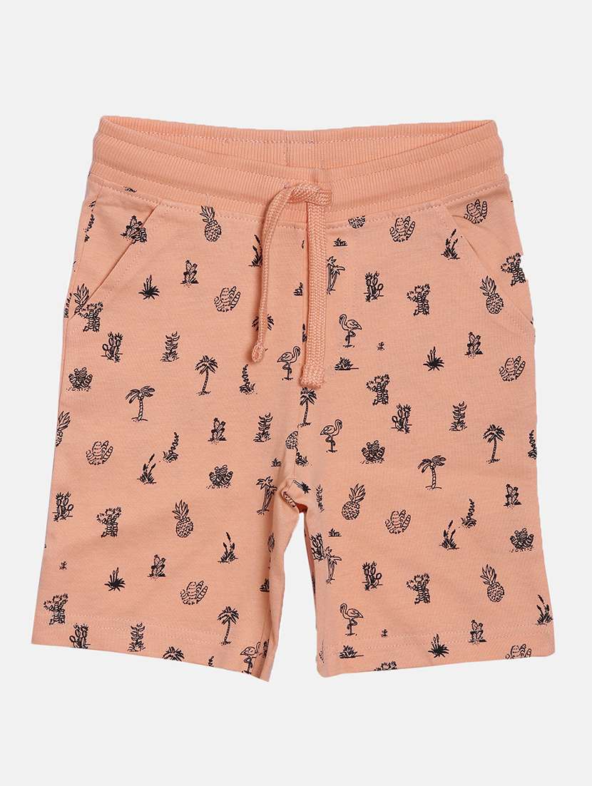 boys pack of 2 mid rise regular fit shorts - 22092223 - Standard Image - 1