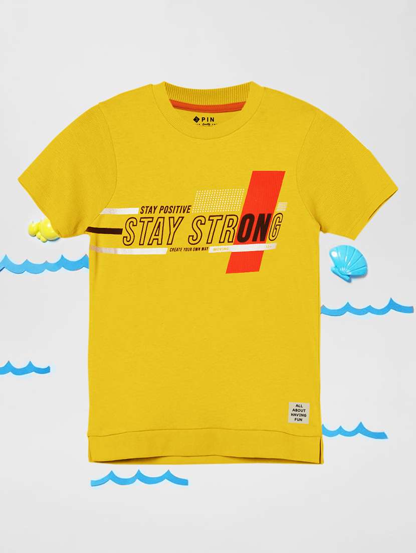 boys pack of 5 printed short sleeve regular fit t-shirt - 22092235 -  Standard Image - 1