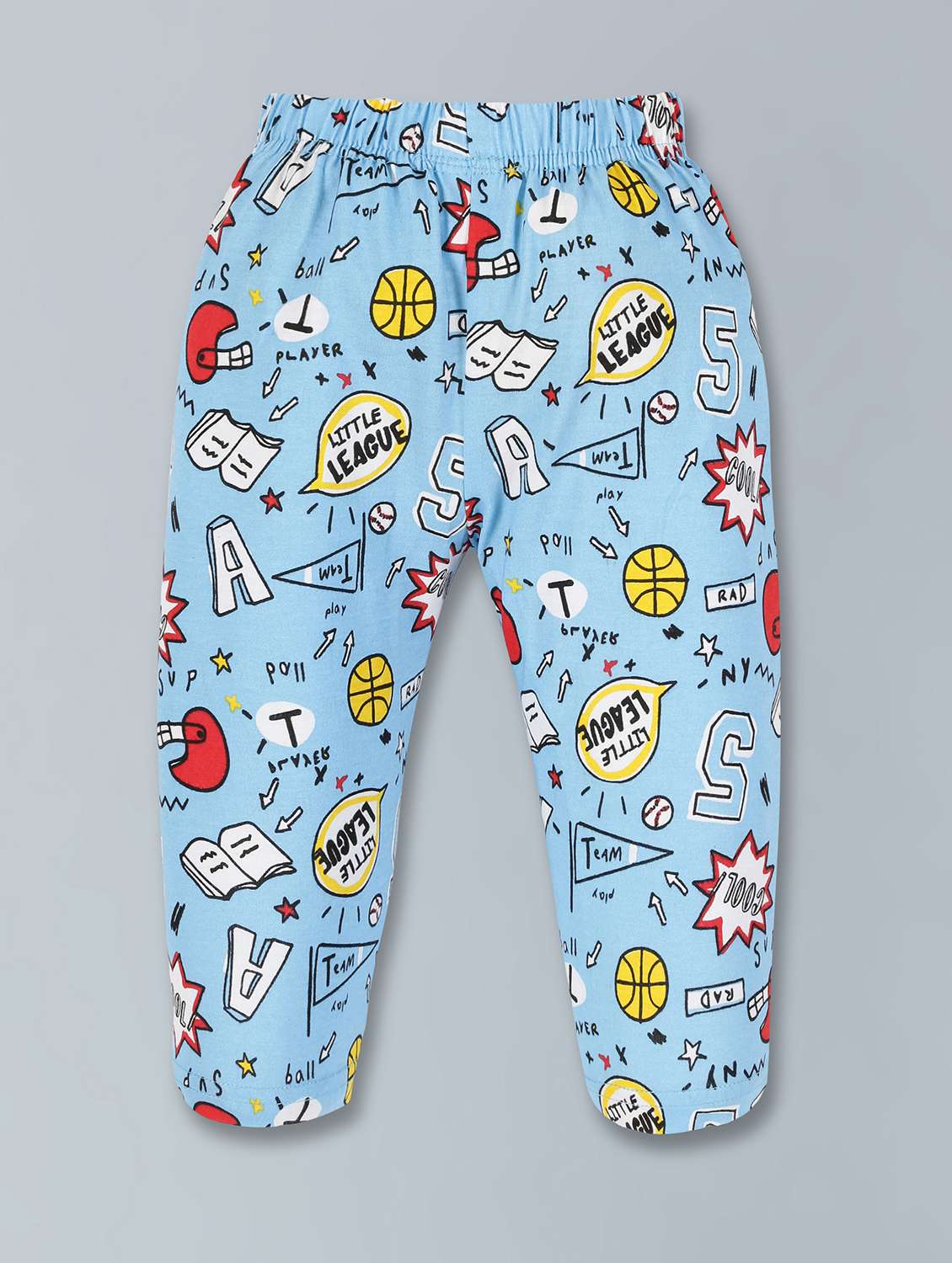 boys printed mid rise loungwear pyjama - 22092254 -  Standard Image - 1