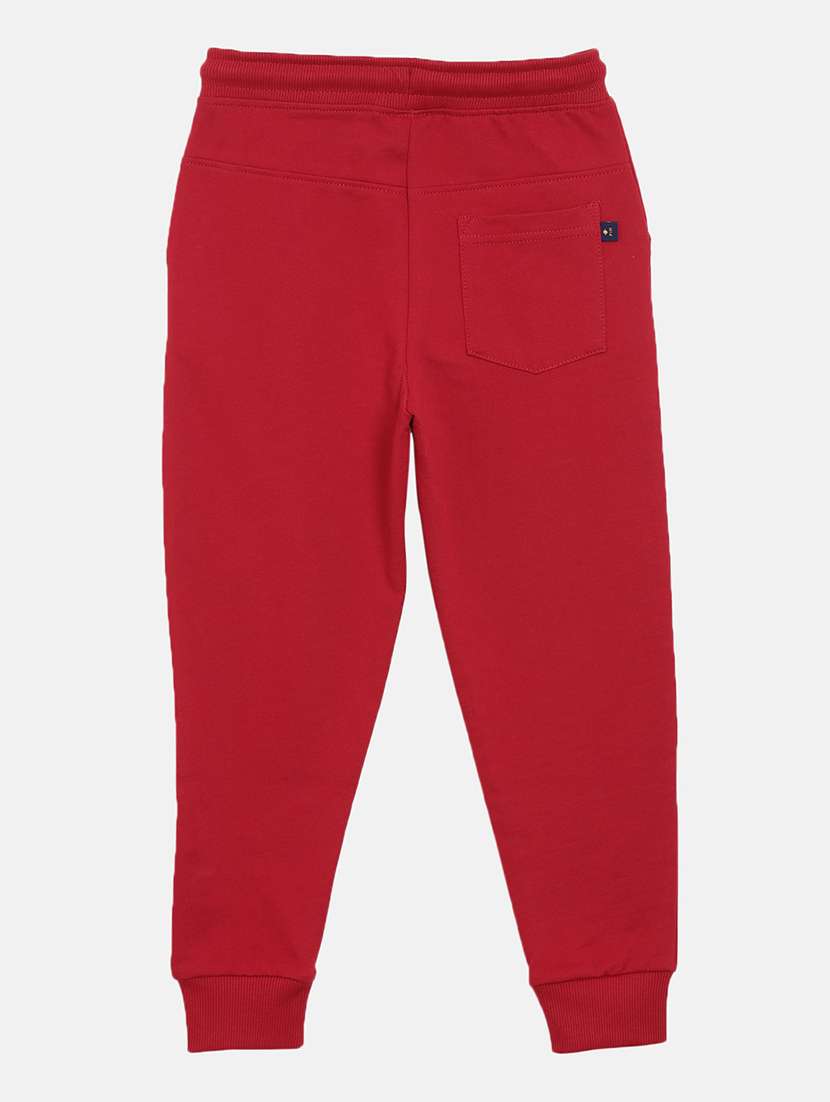 boys solid mid rise relaxed fit jogger - 22092257 - Standard Image - 1
