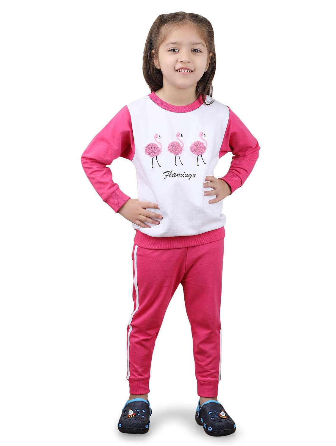 girls printed long sleeve full lenght set - 22092267 -  Standard Image - 1