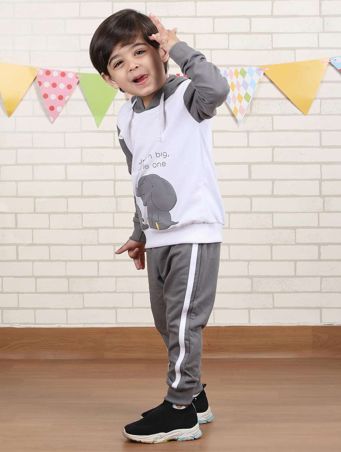 boys printed long sleeve full lenght set