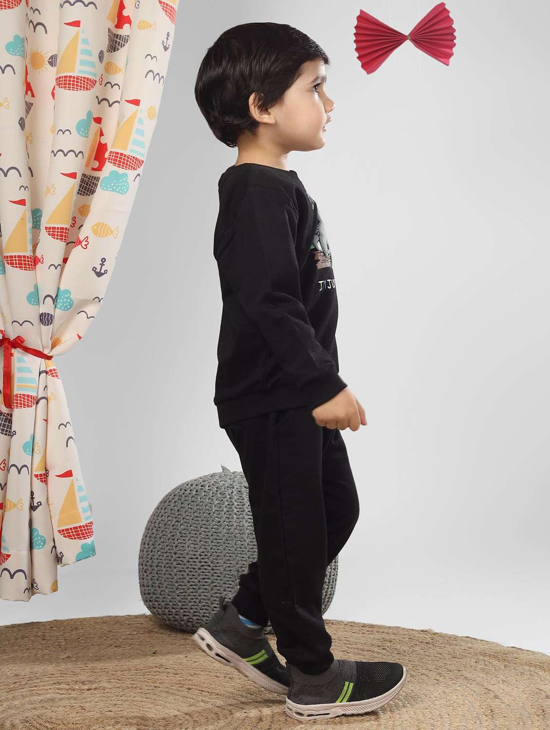 boys printed long sleeve full length set - 22092284 - Standard Image - 4