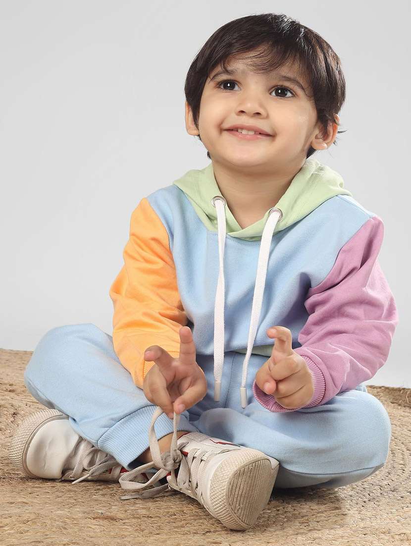 boys ombre print hooded full length co-ords set - 22092285 -  Standard Image - 1