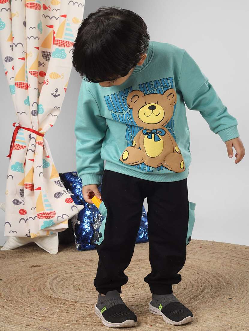 boys printed long sleeve full length set - 22092293 - Standard Image - 1