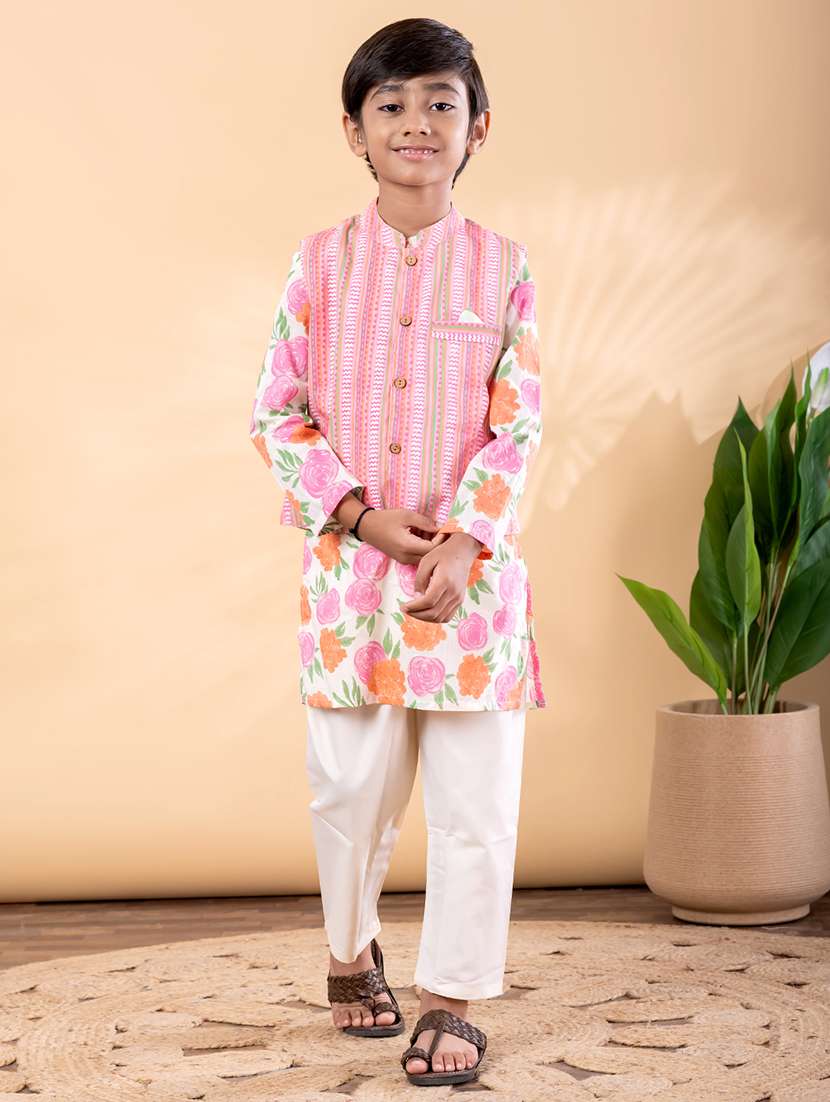 pink cotton kurta sets kurtas & set - 22092338 -  Standard Image - 1