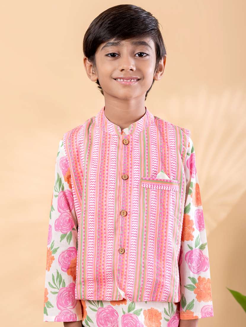 pink cotton kurta sets kurtas & set - 22092338 -  Standard Image - 4