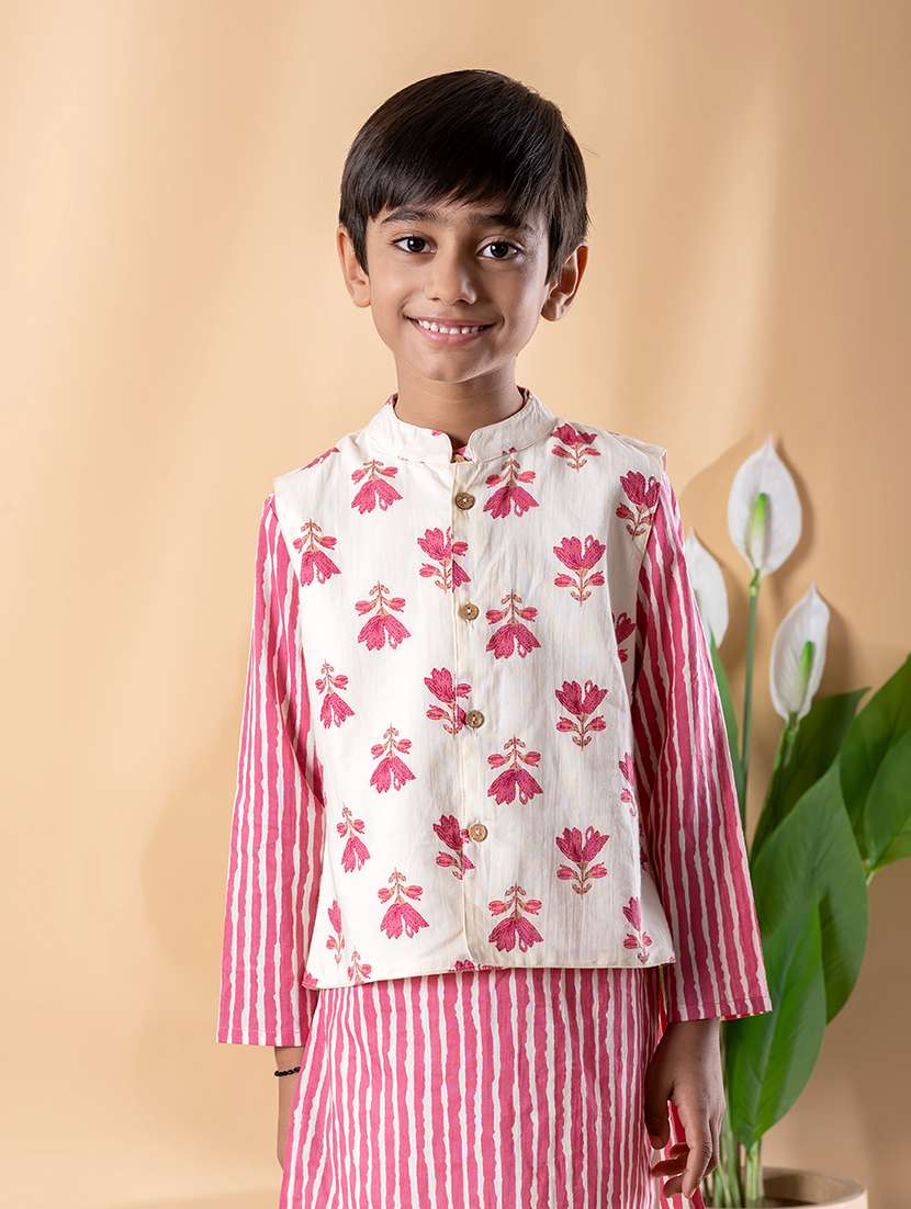 pink cotton kurta sets kurtas & set - 22092355 - Standard Image - 4