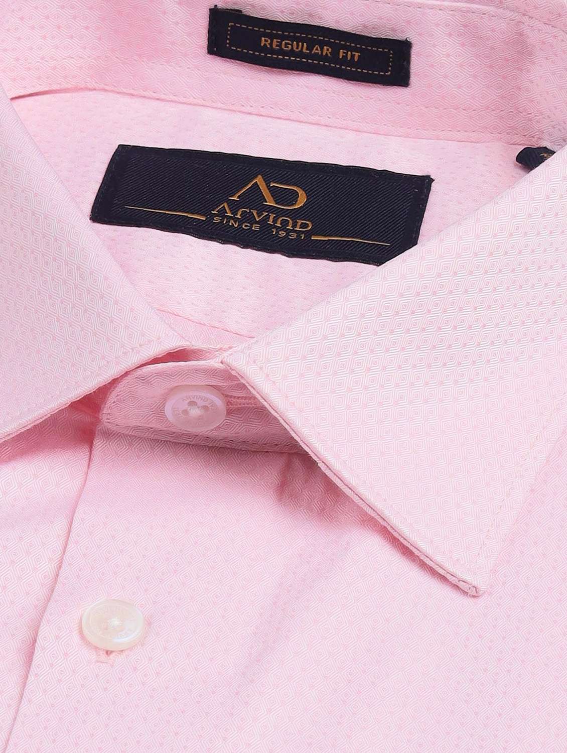 men self design long sleeve regular fit formal shirt - 22092511 -  Standard Image - 4