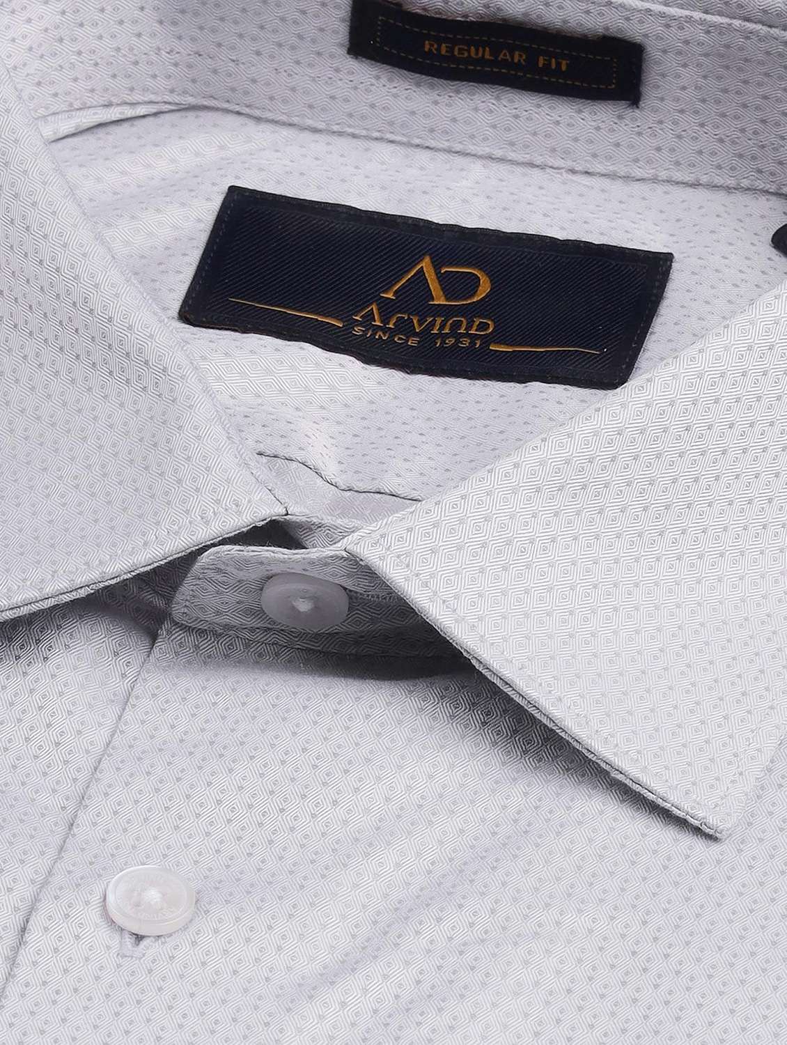 men self design long sleeve regular fit formal shirt - 22092512 -  Standard Image - 4