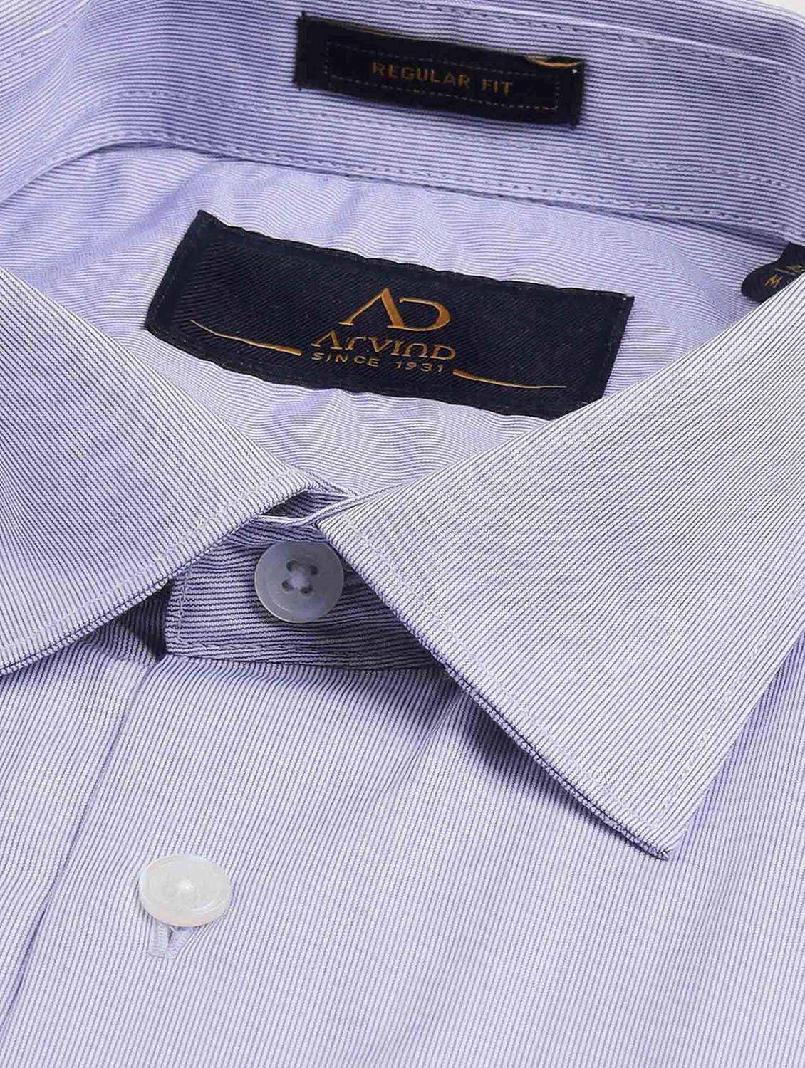 men striped long sleeve regular fit formal shirt - 22092516 - Standard Image - 4