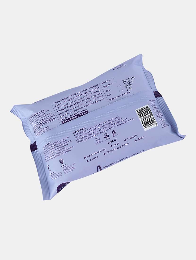 puresoft refreshing wipes lily mist 25's - 22092598 - Standard Image - 1