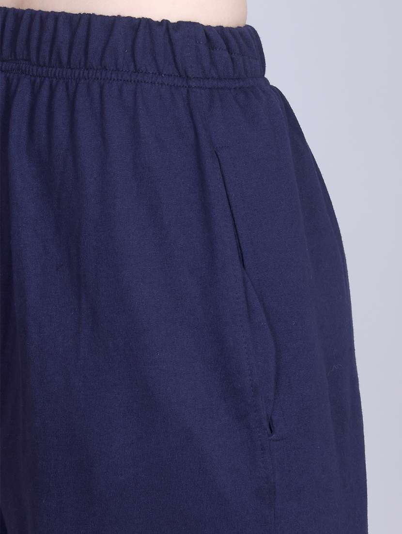 women solid mid rise relaxed fit track pant - 22092624 -  Standard Image - 4