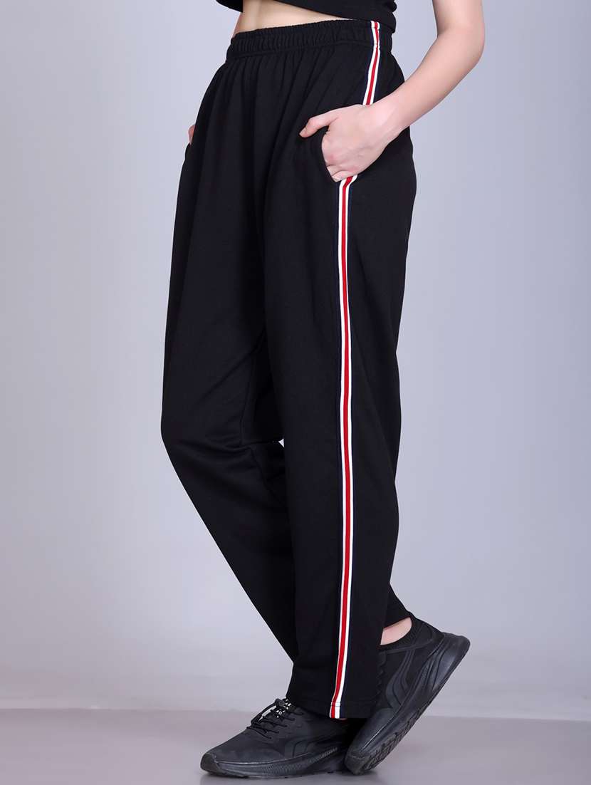 women tapered mid rise relaxed fit track pant - 22092626 -  Standard Image - 1