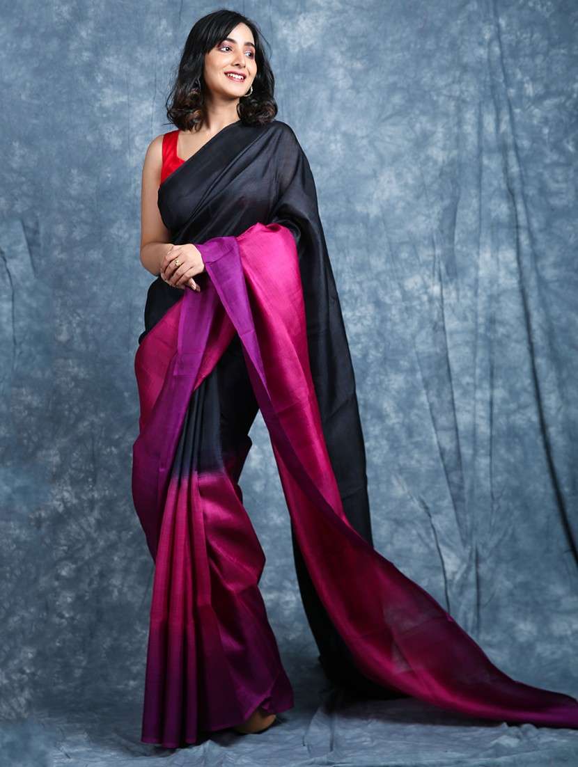 women ombre printed saree with blouse - 22092647 -  Standard Image - 1