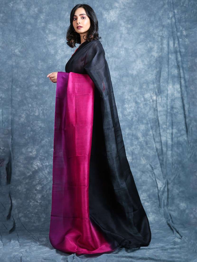 women ombre printed saree with blouse - 22092647 - Standard Image - 4