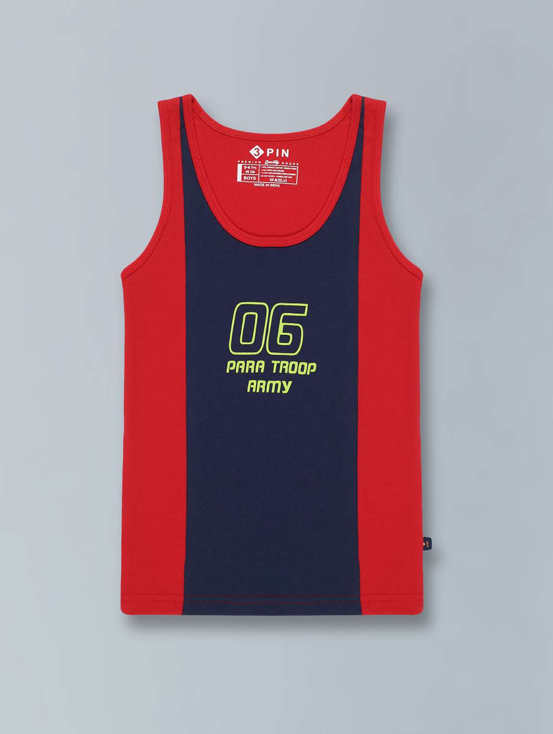 boys printed sleeveless vest - 22092678 -  Standard Image - 1