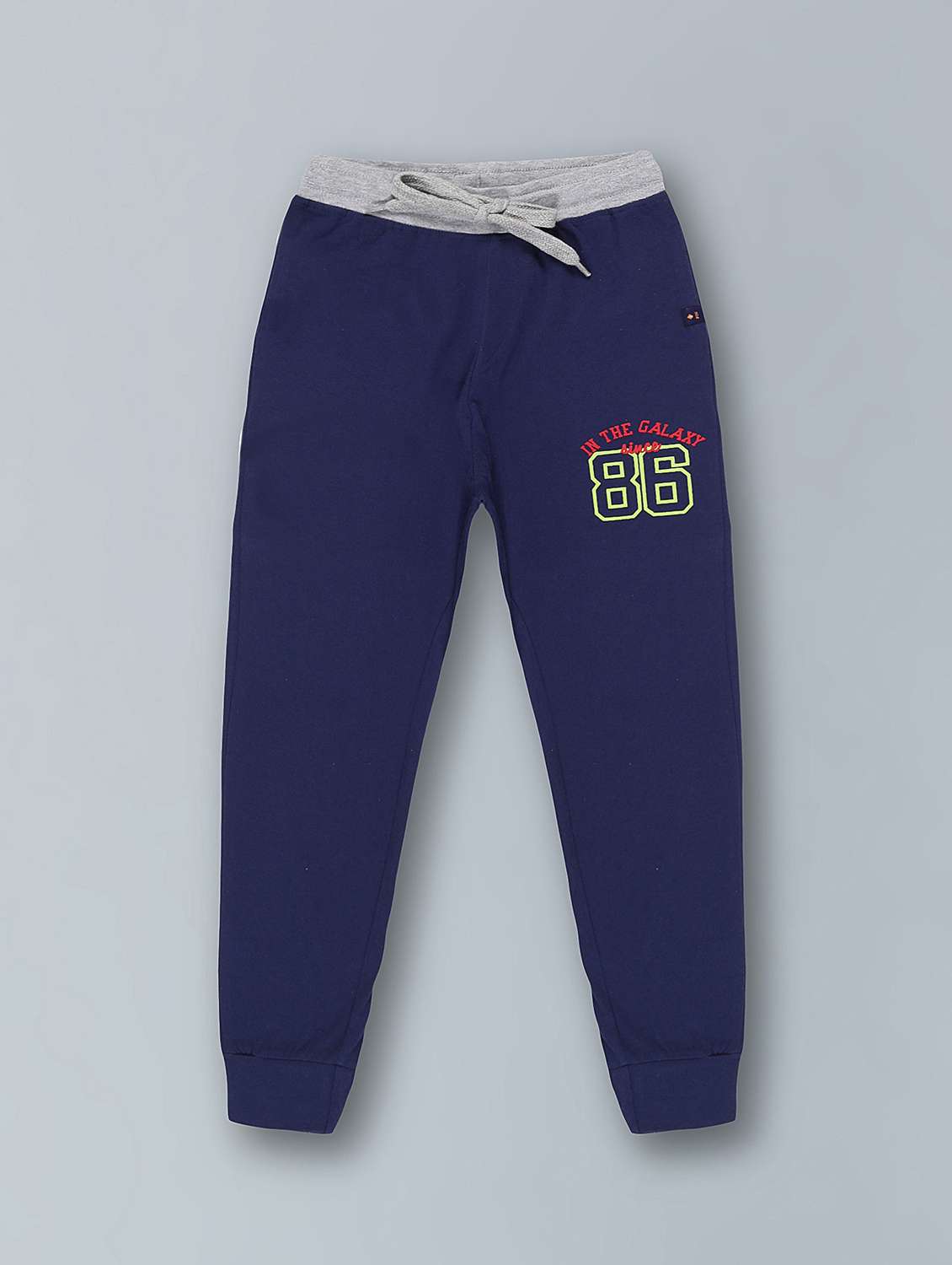 boys solid mid rise relaxed fit jogger - 22092683 -  Standard Image - 1