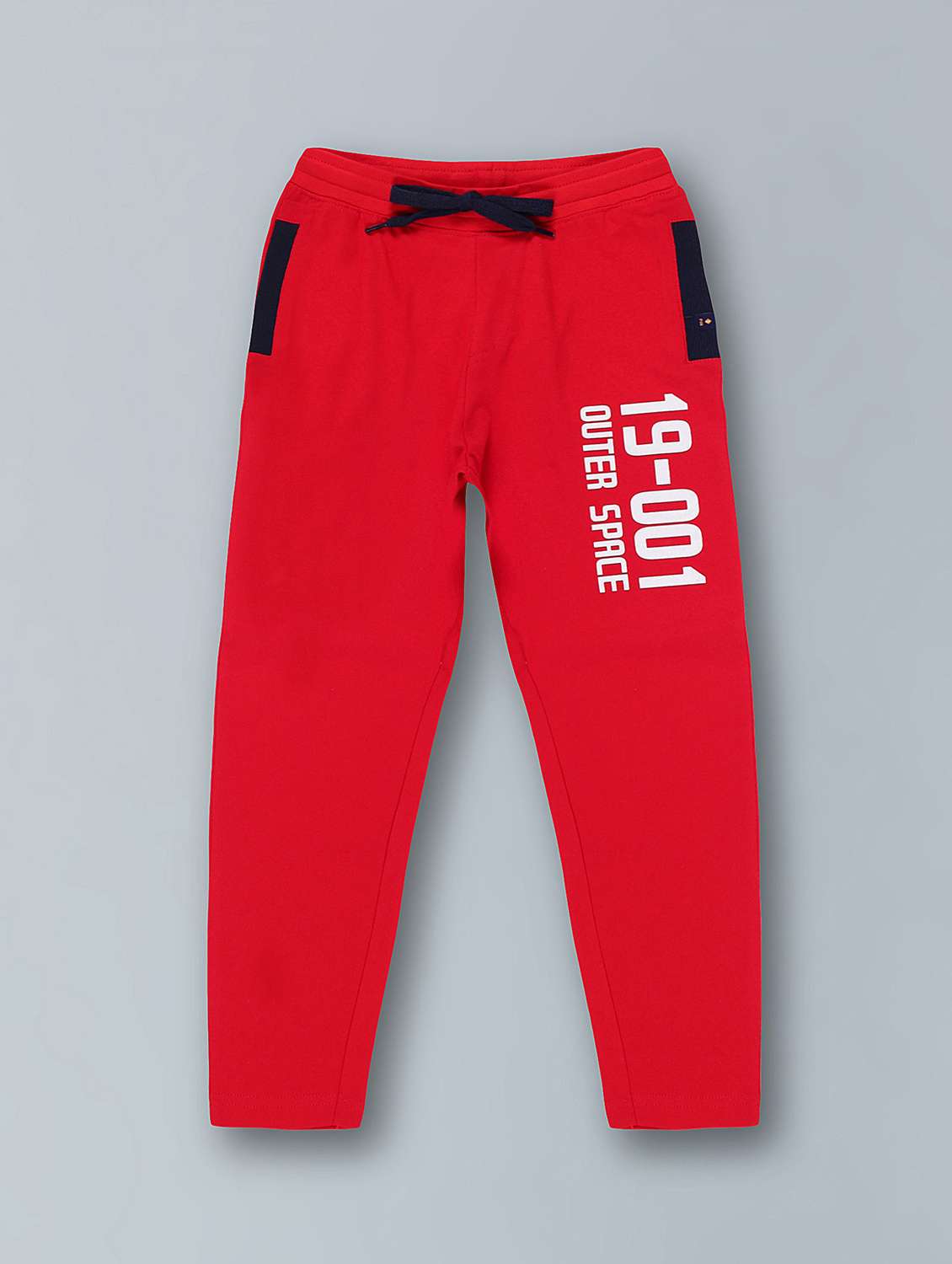 boys printed mid rise track pant - 22092693 -  Standard Image - 1