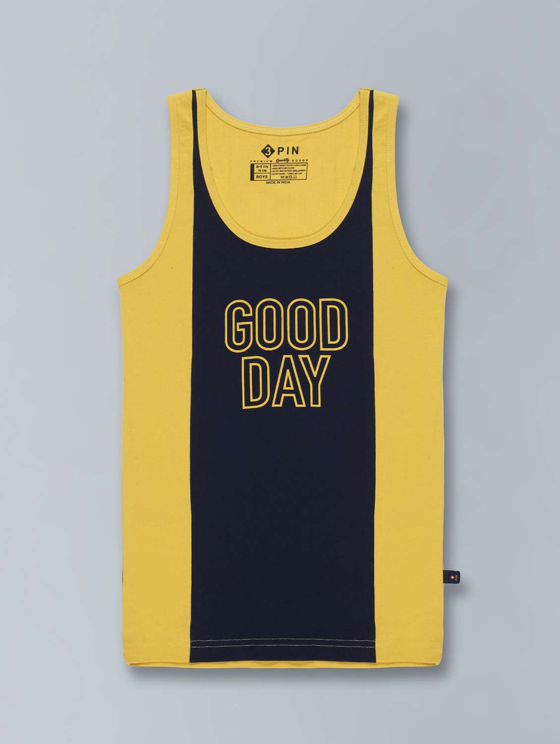 boys printed sleeveless vest - 22092705 -  Standard Image - 1