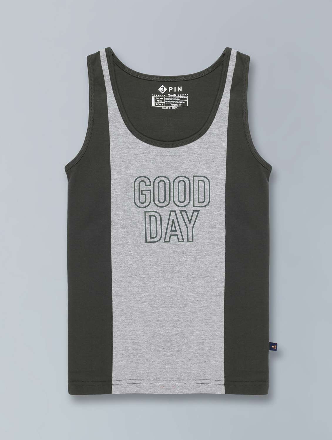 boys printed sleeveless vest - 22092706 -  Standard Image - 1
