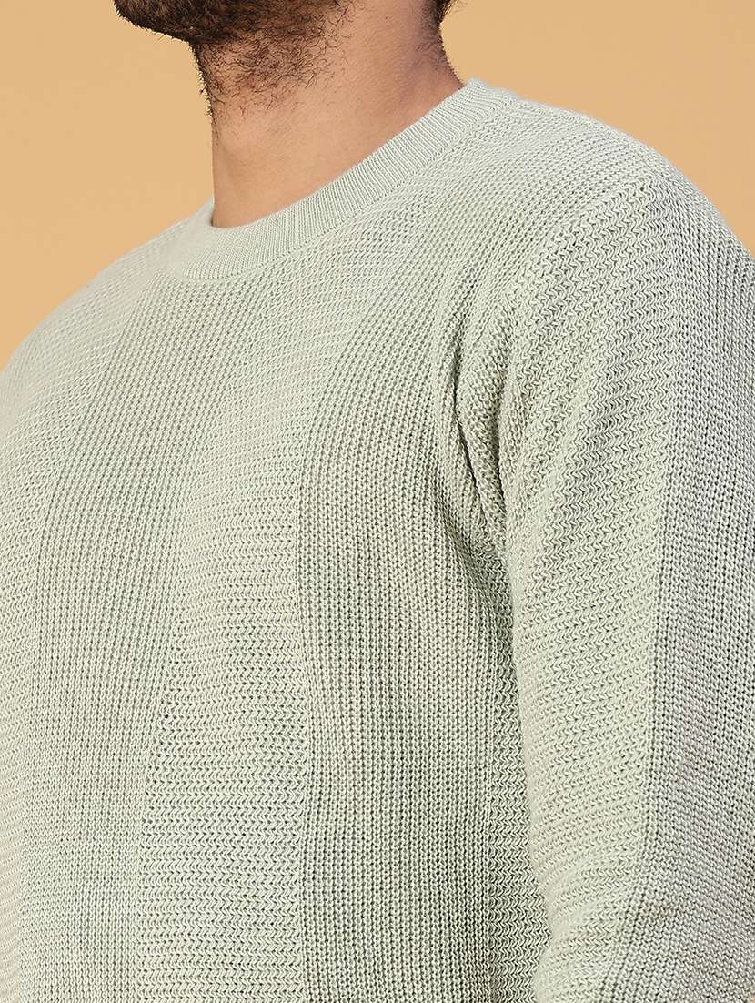 men self design long sleeve regular fit pullover  - 22092734 -  Standard Image - 4