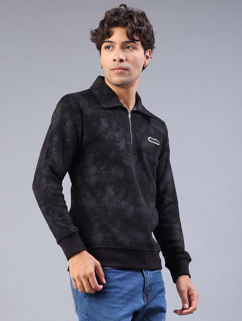 men printed long sleeve regular fit sweatshirt - 22092822 -  Standard Image - 1