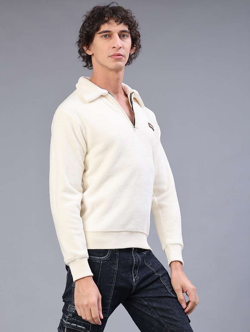 men self design long sleeve regular fit sweatshirt - 22092825 -  Standard Image - 1