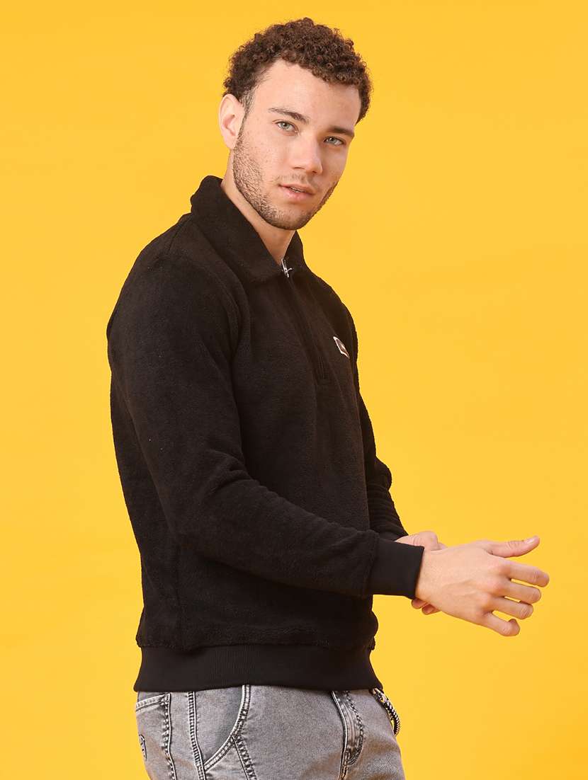 men self design long sleeve regular fit sweatshirt - 22092827 -  Standard Image - 1