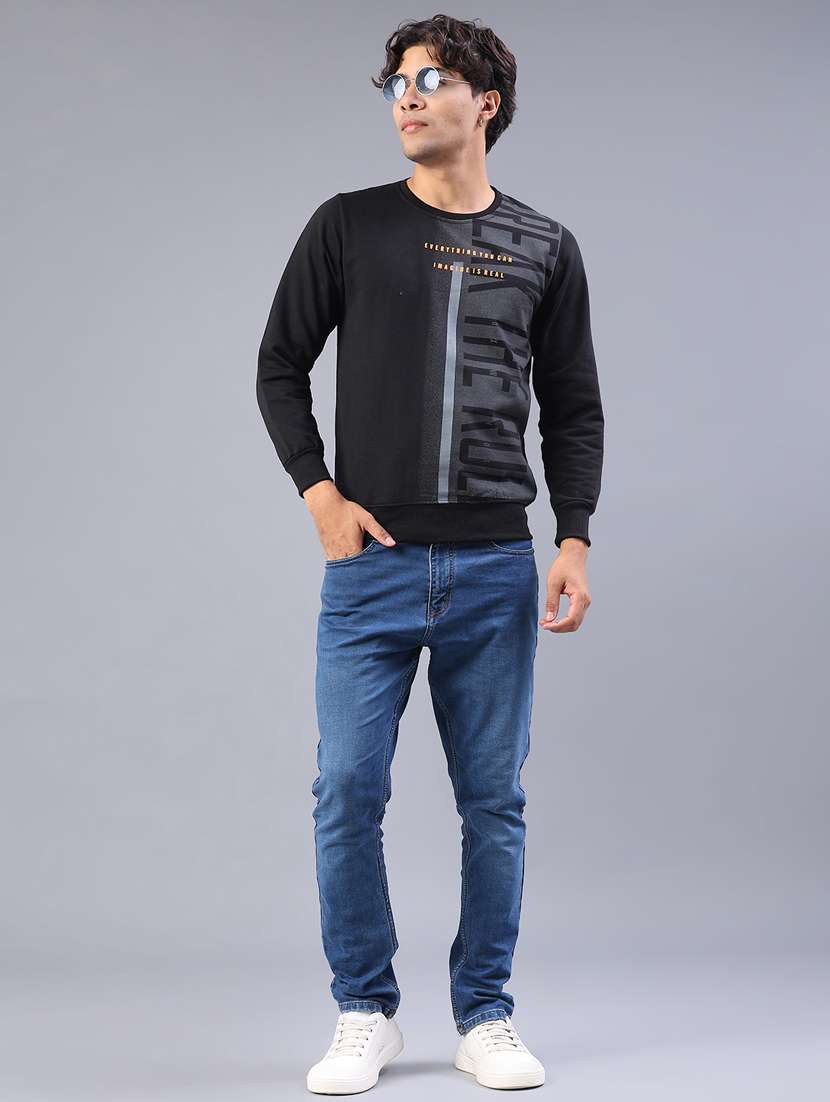 men printed long sleeve sweatshirt - 22092878 -  Standard Image - 4