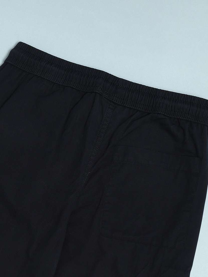 Boys Plain Mid Rise Regular Fit Cargo - 22093019 -  Standard Image - 4