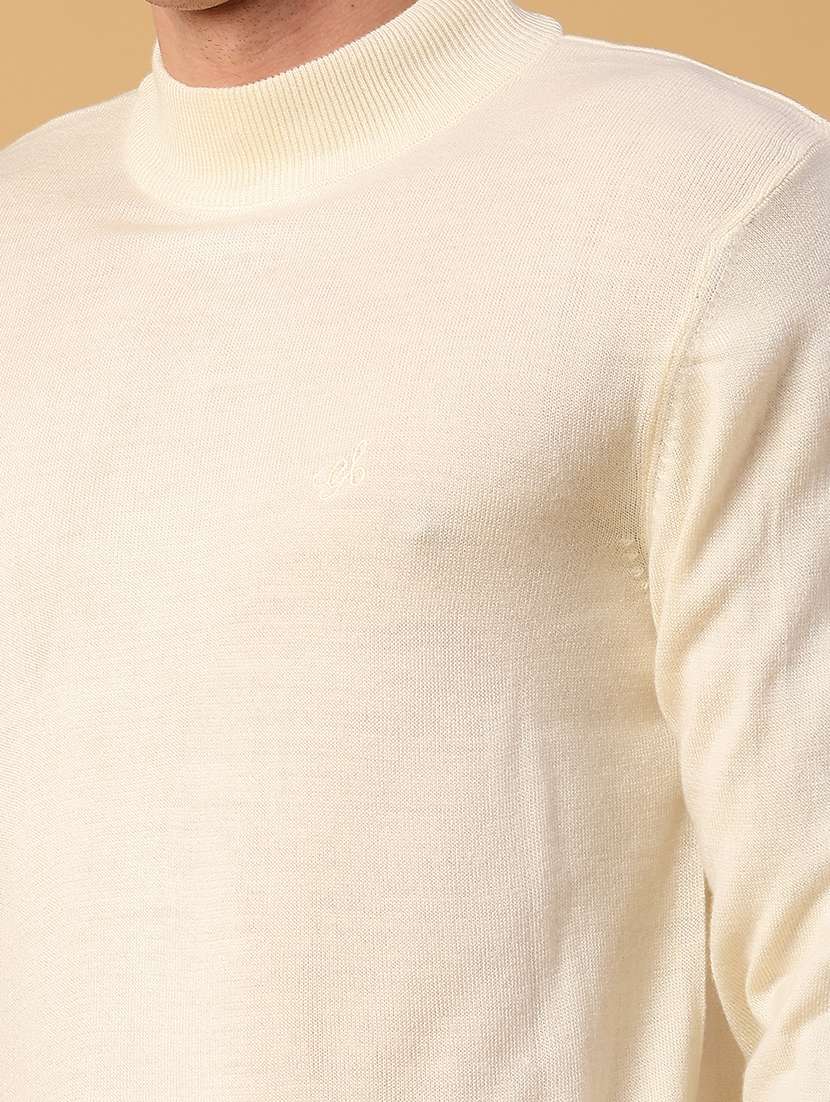 men solid long sleeve regualr fit pullover - 22093080 -  Standard Image - 4