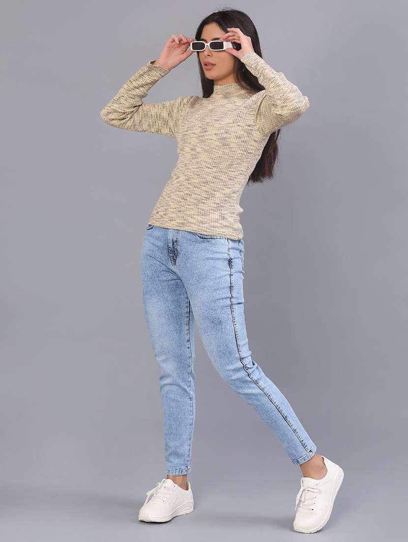 women self design long sleeve pullover - 22093105 -  Standard Image - 4