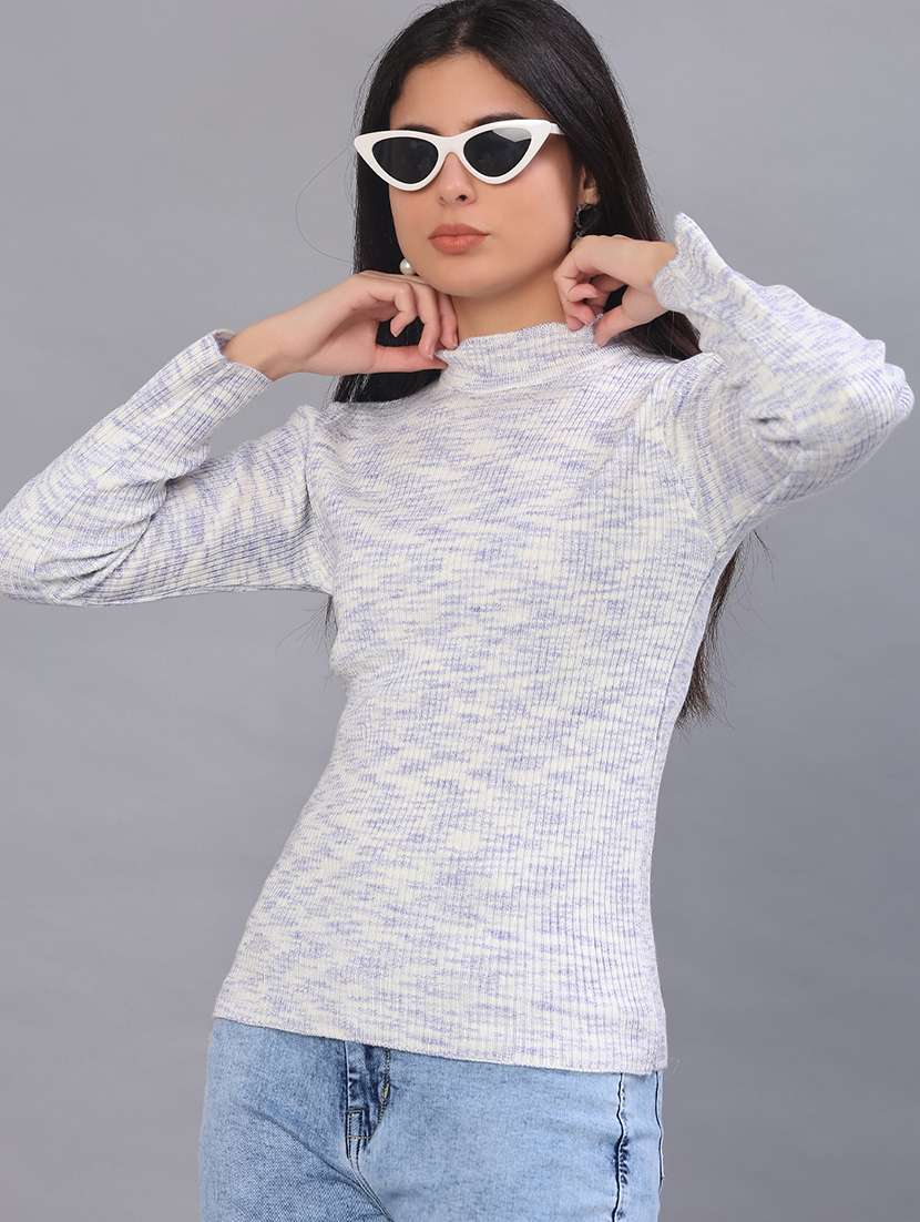 women self design long sleeve pullover