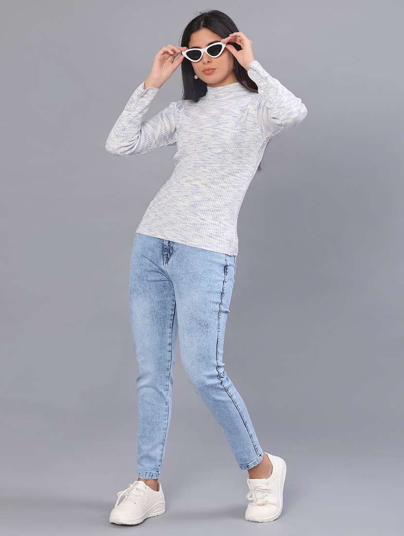 women self design long sleeve pullover - 22093108 -  Standard Image - 4