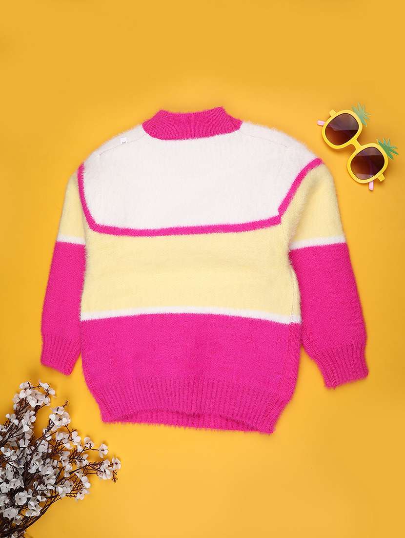 girls self designed long sleeve sweater - 22093162 -  Standard Image - 1