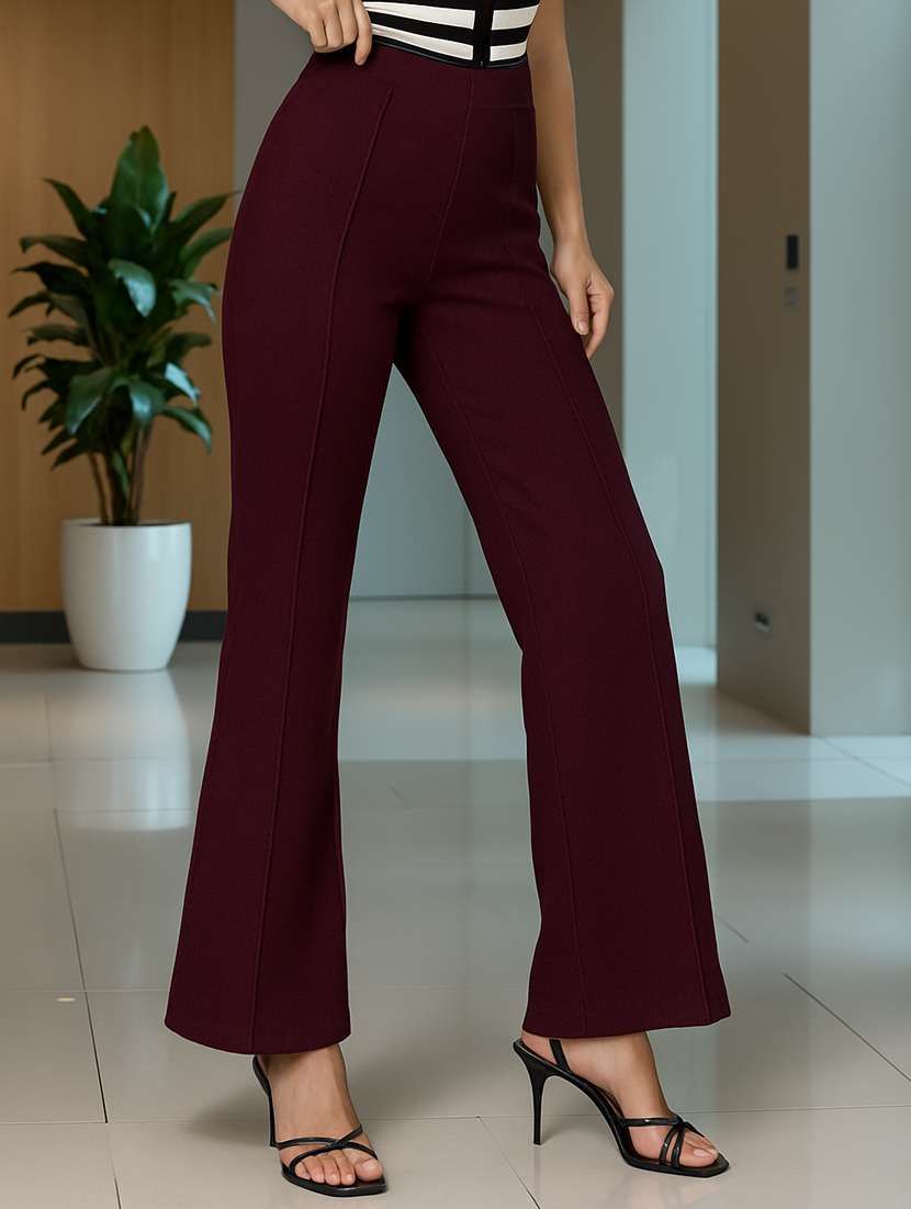 purple lycra trousers - 22093342 -  Standard Image - 1