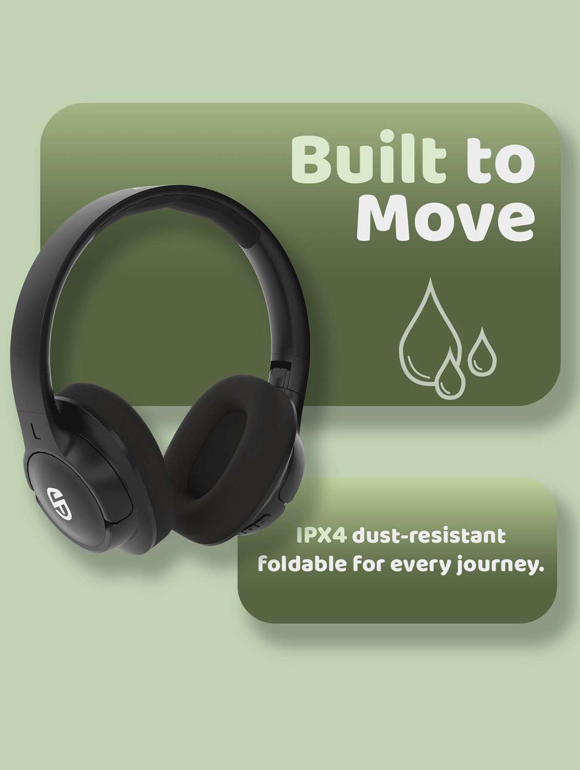 snapup snaphead vibe over the head headphone (deep black) - 22093490 -  Standard Image - 4