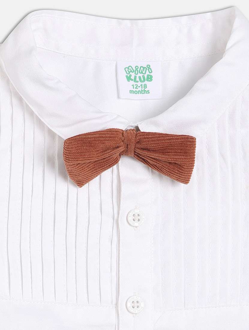 boys long sleeve shirt and dungree set - 22093590 - Standard Image - 4