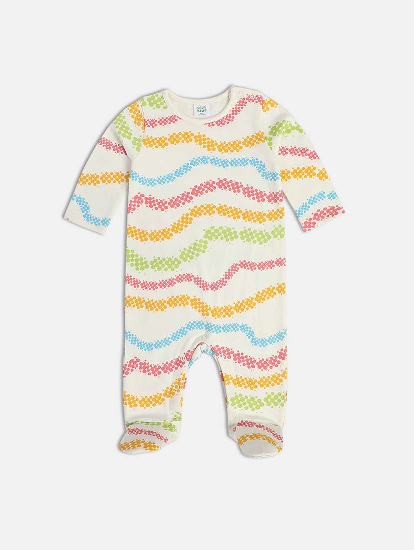 kids pack of 2 printed long sleeve onesie - 22093720 -  Standard Image - 4
