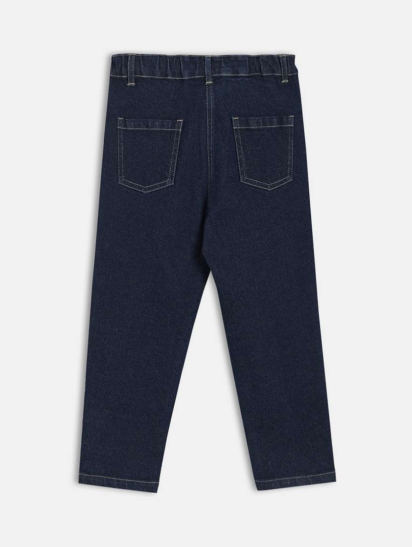 girls solid mid rise slim fit jeans - 22093727 -  Standard Image - 1