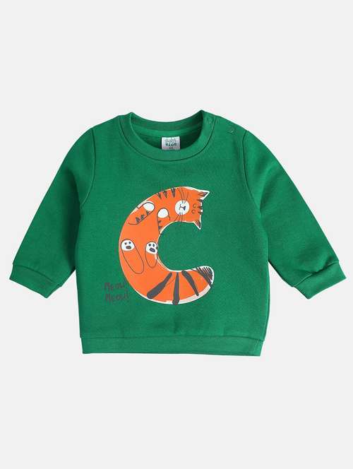 girls printed long sleeve sweatshirt