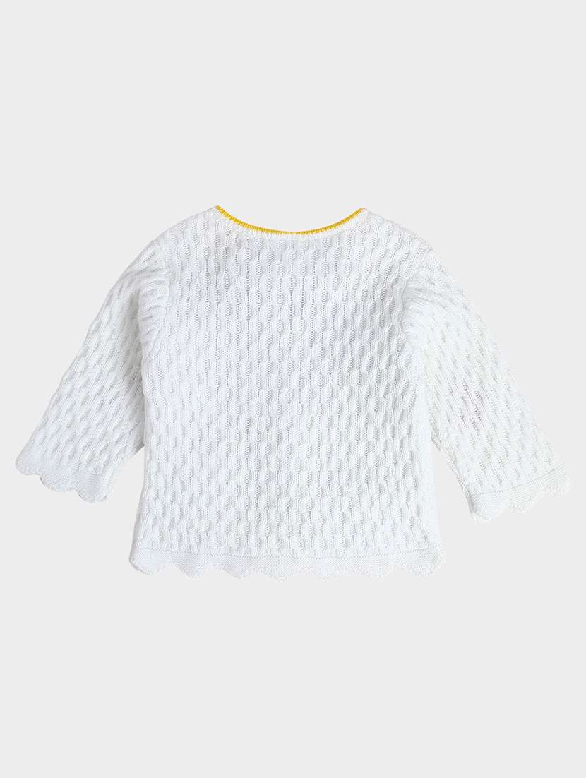 girls self designed long sleeve cardigan - 22093804 -  Standard Image - 1