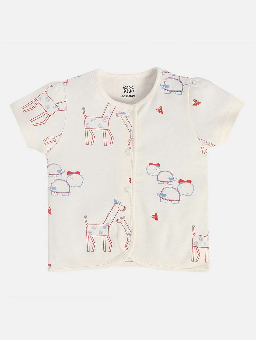 girls pack of 2 printed short sleeve tee - 22093813 -  Standard Image - 4